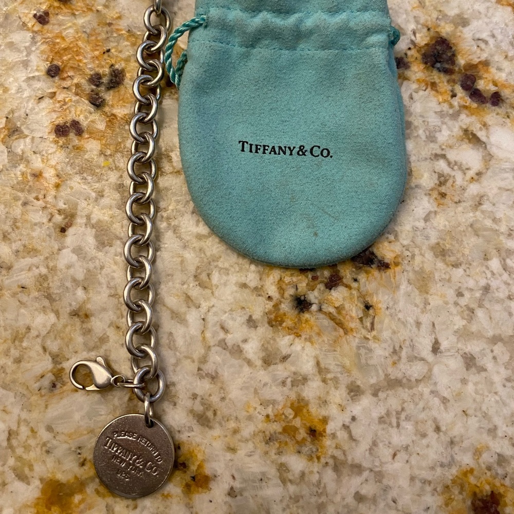 Authentic Sterling silver Return to Tiffany Tag Bracelet